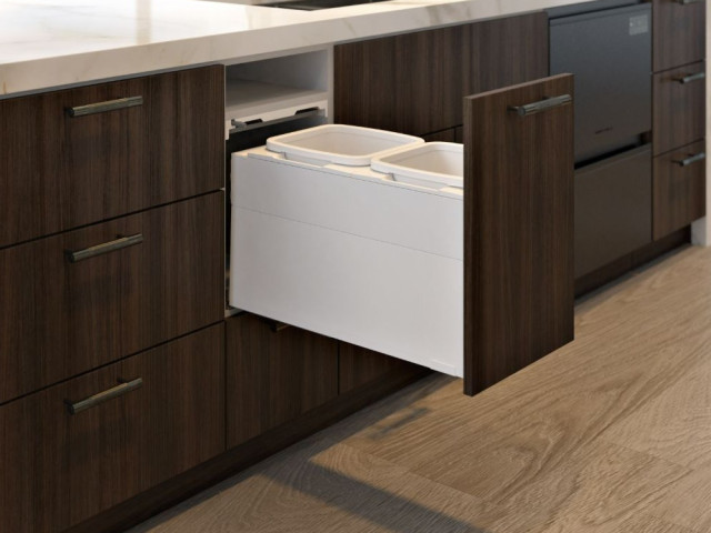 Concelo entro for Blum Merivobox: 350mm Cabinet, 2 x 13L — Silk White