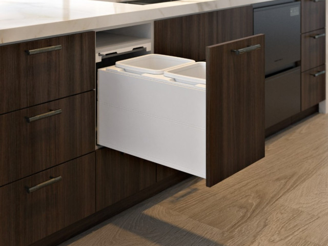 Concelo entro for Blum Legrabox: 400mm Cabinet, 2 x 15L — Silk White
