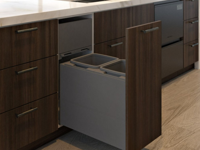 Concelo entro for Blum Legrabox: 400mm Cabinet, 2 x 20L — Orion Grey