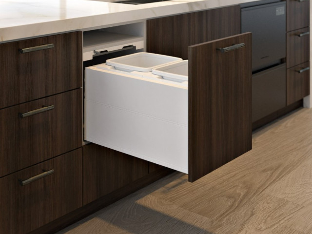 Concelo entro for Blum Legrabox: 450mm Cabinet, 2 x 15L — Silk White