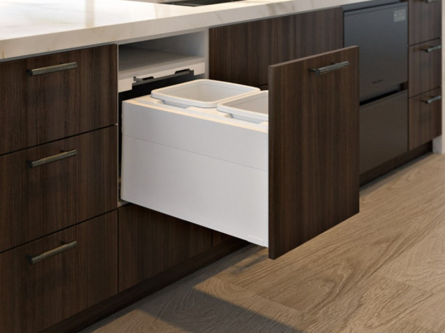 Concelo entro for Blum Merivobox: 450mm Cabinet, 2 x 15L — Silk White