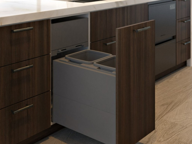 Concelo entro for Blum Merivobox: 450mm Cabinet, 2 x 20L — Orion Grey