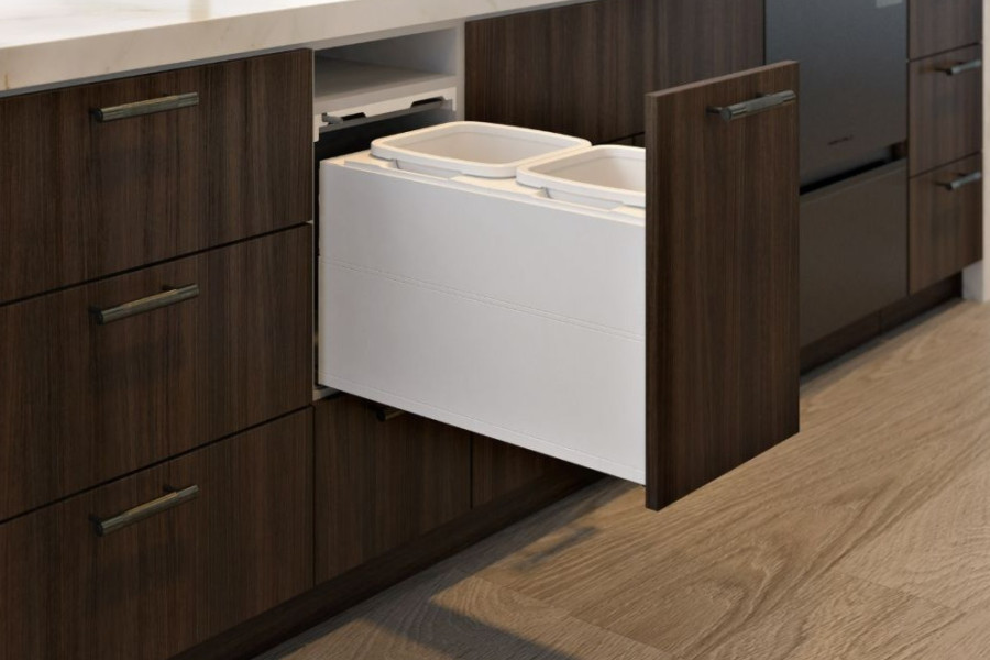 Concelo entro for Blum Legrabox: 350mm Cabinet, 2 x 13L — Silk White