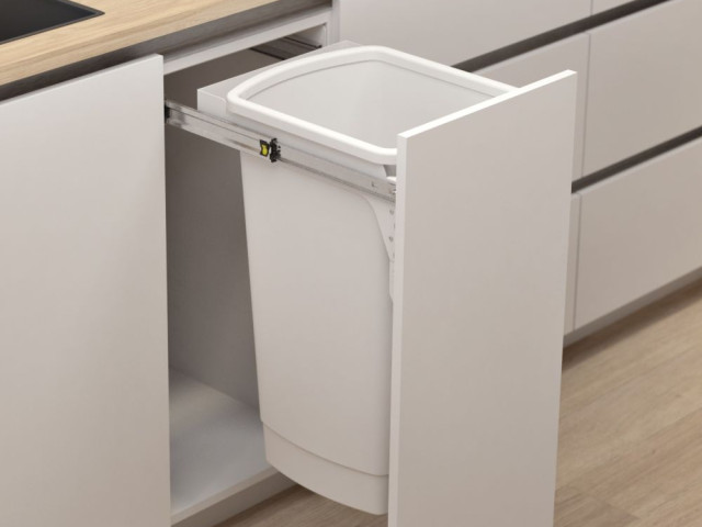 Hideaway Compact 1 x 50L Door Pull — White
