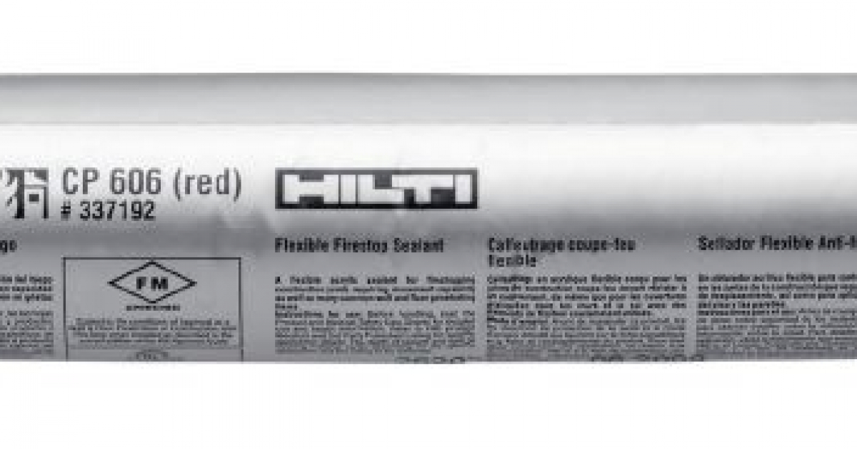 Flexible Firestop Sealant CP 606 by Hilti EBOSS
