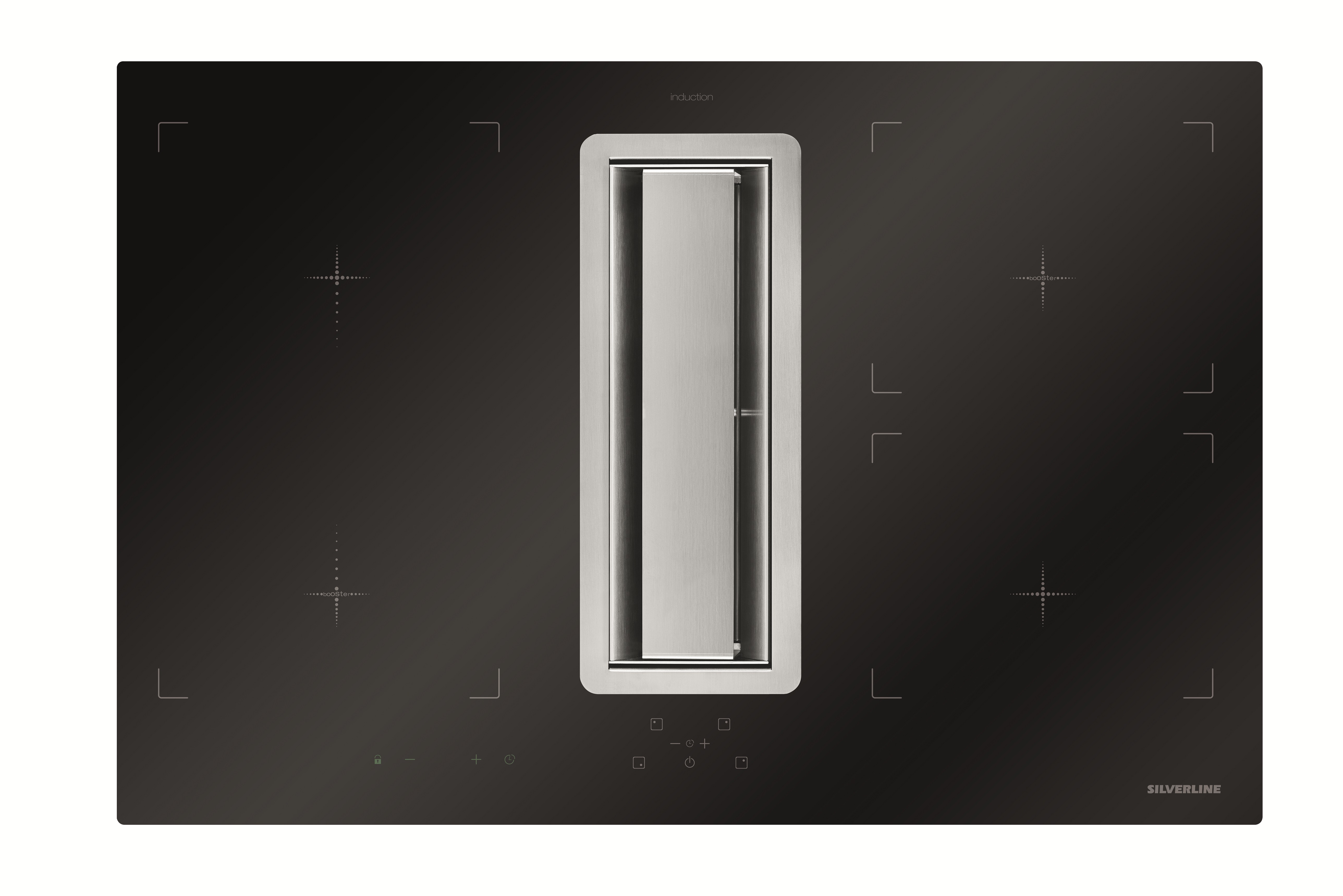 FlowIn Induction Cooktop with BuiltIn Downdraft by Ikon EBOSS