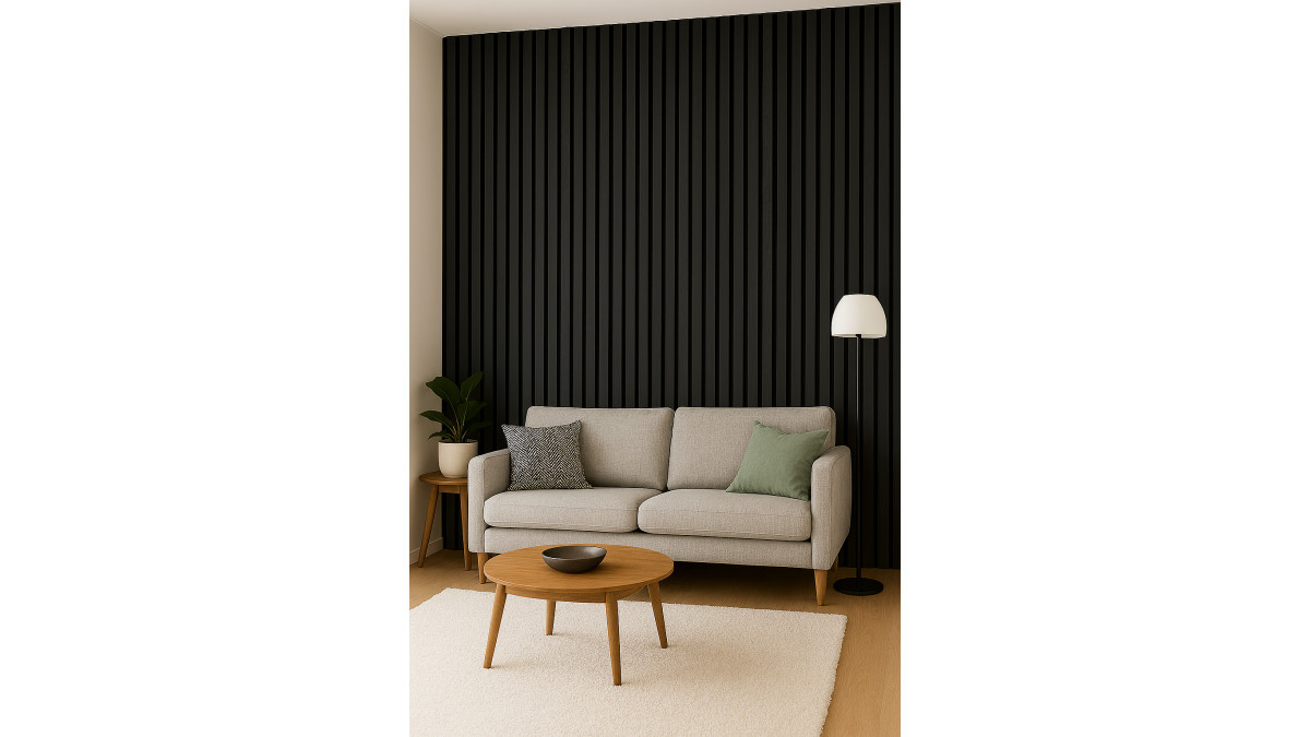 IBS Acoustic Slat Panel 68 black