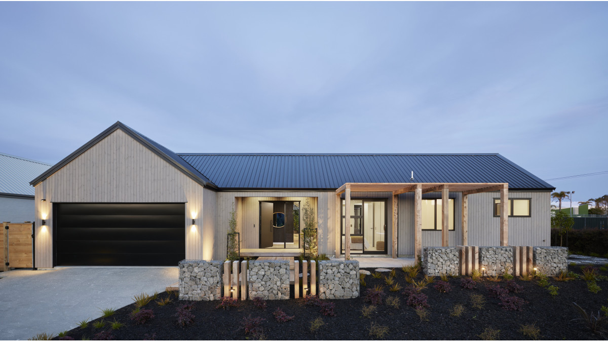 01 Matakana Showhome Taiga coated in Coda Lava Grey