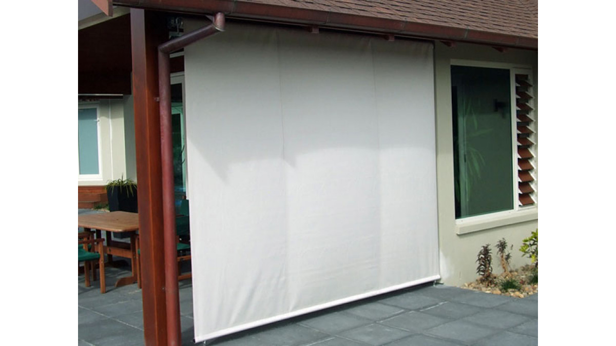 3 Bannette Drop Down Awning with fabric