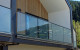 Edgetec Infinity glass balsutrade with top rail