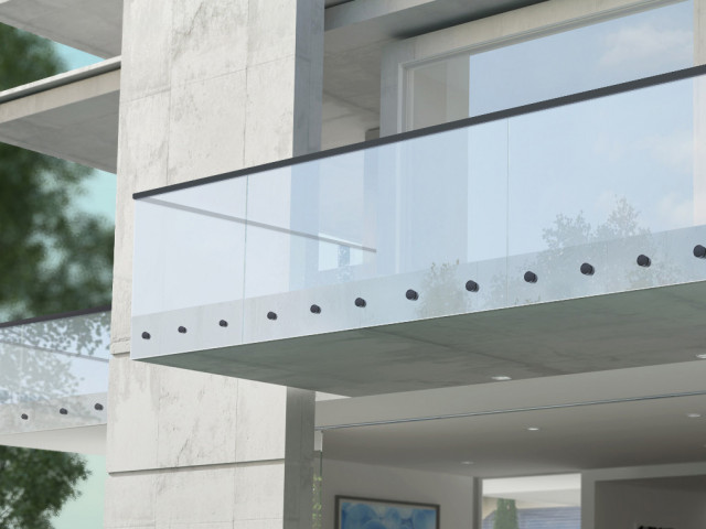 Edgetec Single Disc Anchor Balustrade