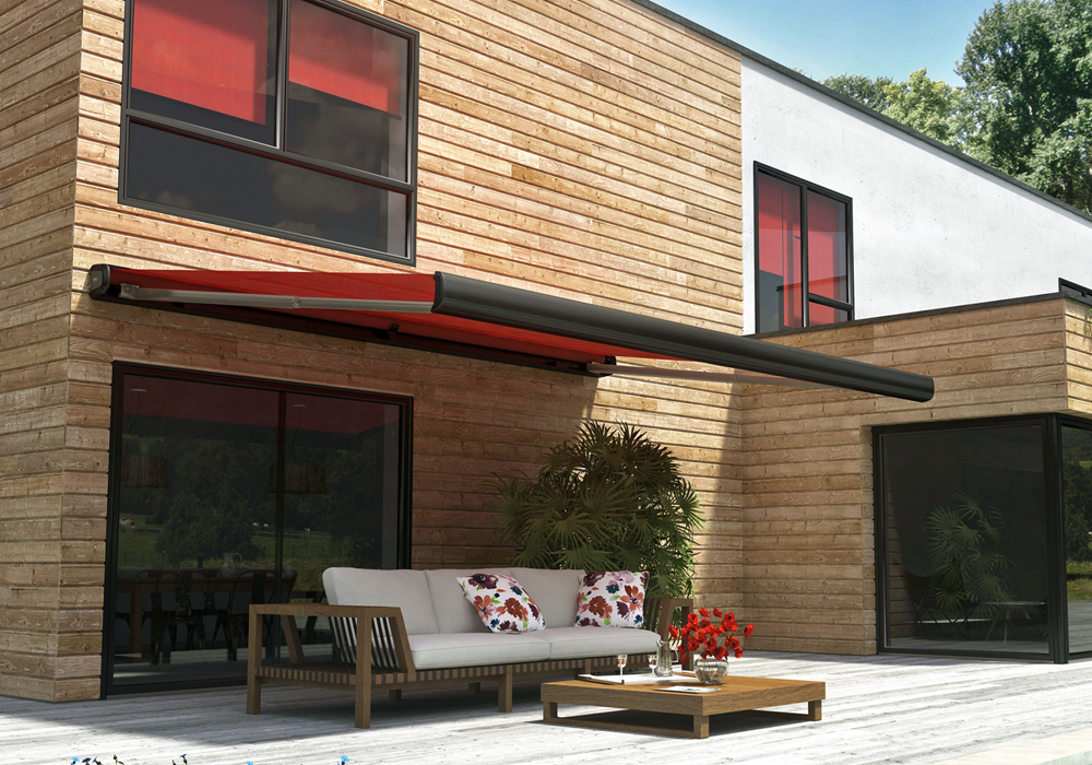 Folding Arm Box Awning — Soleia™ 