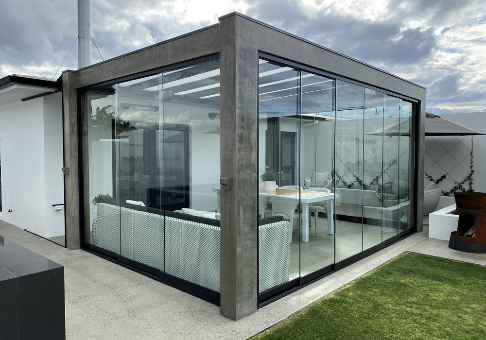 Glaslide Frameless Glass Sliding Panel System