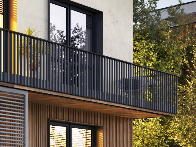 Stecca® Aluminium Fin Balustrade System 