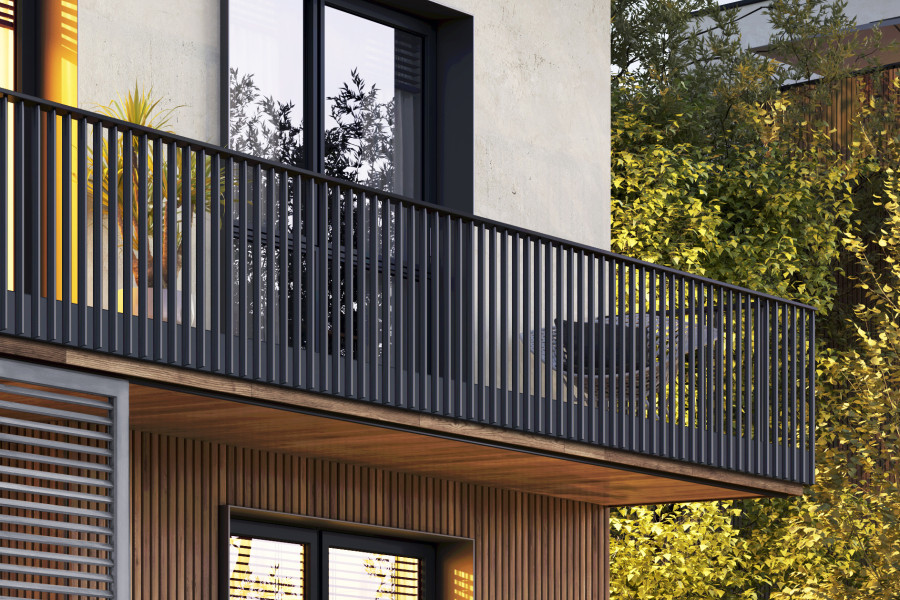 Stecca® Aluminium Fin Balustrade System 