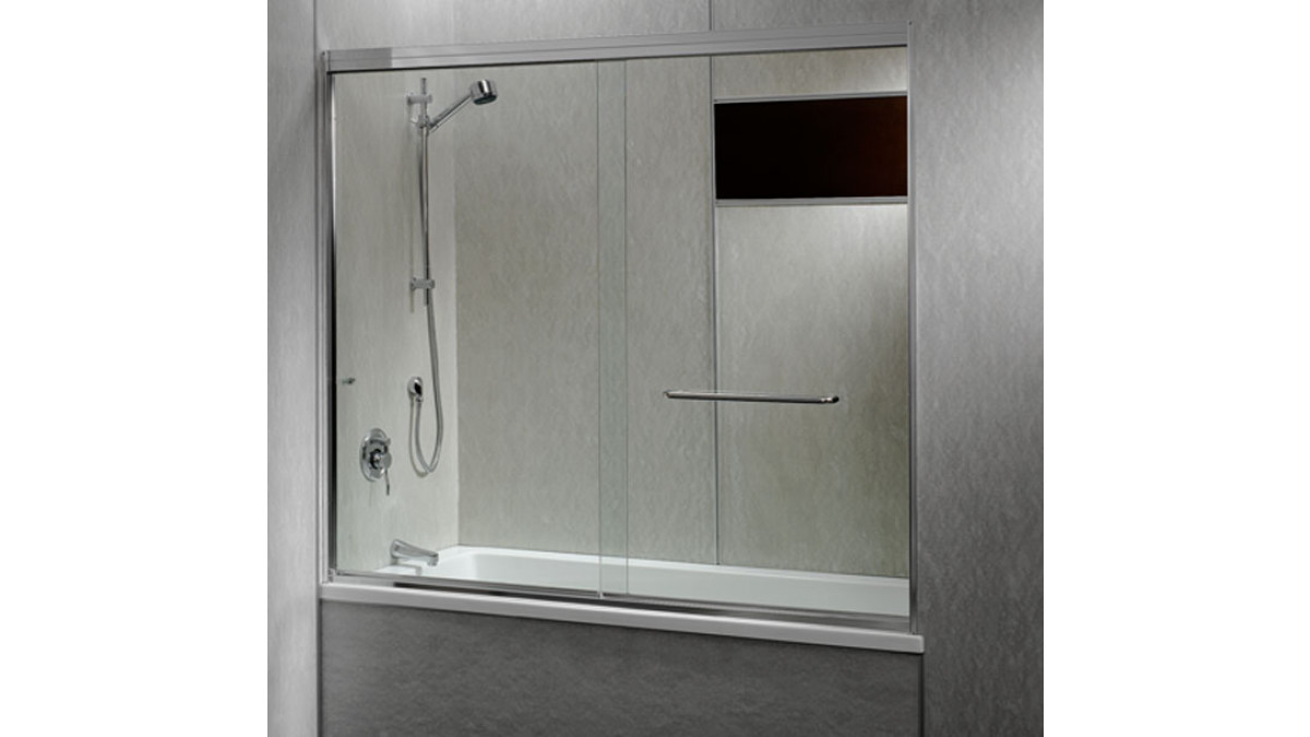 Trident Sliding Bath Screen