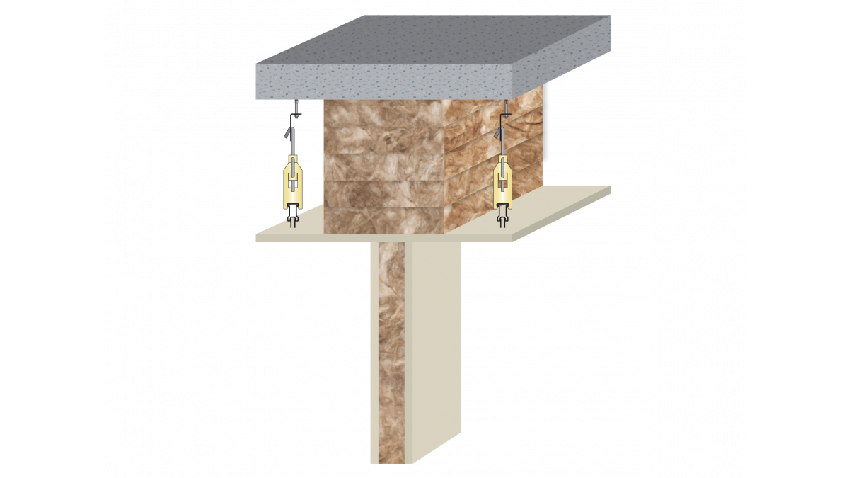 Earthwool glasswool insulation Baffle Stack by Knauf Insulation EBOSS