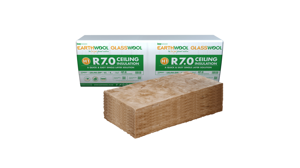 Earthwool glasswool R7.0 Render Pack with batts
