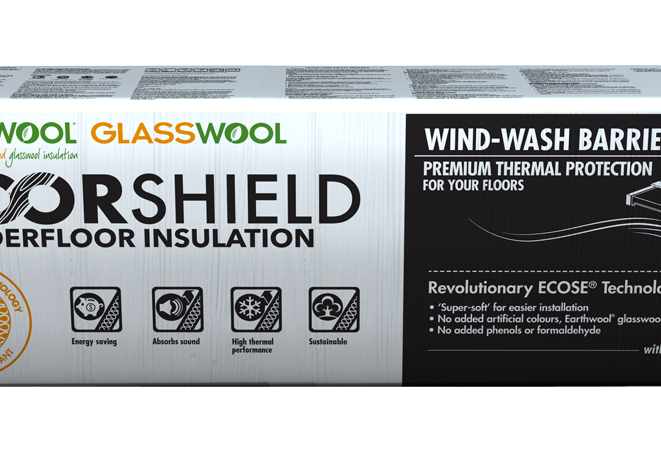 Earthwool Glasswool FloorShield Underfloor batt