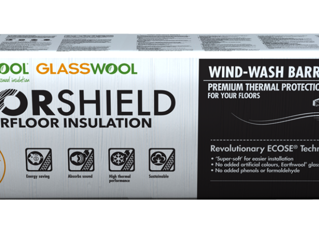 Earthwool Glasswool FloorShield Underfloor batt