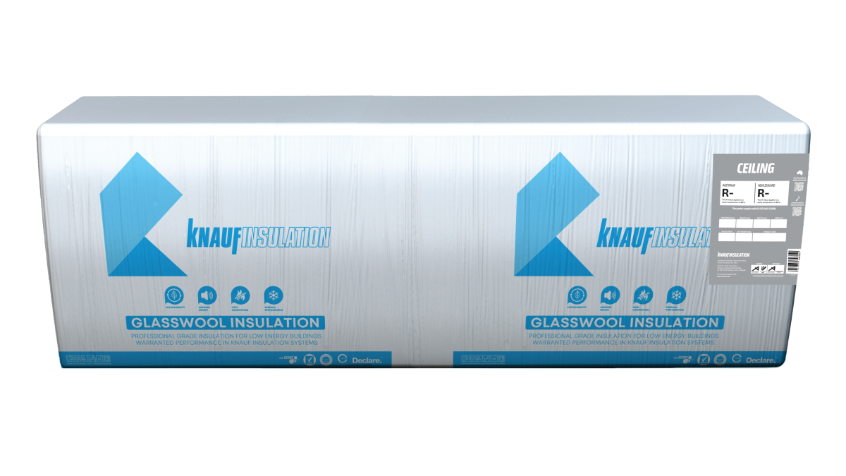 Knauf Insulation Ceiling Batt Mock Up   No RValue