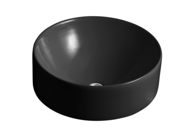 Chalice Black Vessel Basin