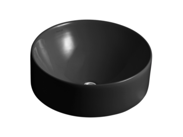 Chalice Black Vessel Basin