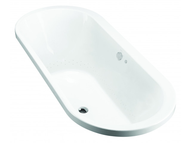 Evok Oval Freestanding Bubble Massage Bath