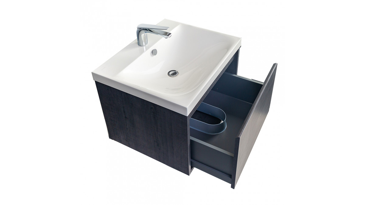 Toobi2 WallHungVanity 600Slate Drawer