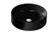 Mica Round Slim Rim Vessel Basin Black+90012T 7x600