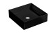 Mica Square Slim Rim Vessel Basin Black+90011T 7x600