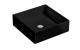 Mica Square Slim Rim Vessel Basin Black+90011T 7x600