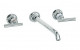 purist basin set wall mount 210mm spout with lever handles 14415A 4 CP