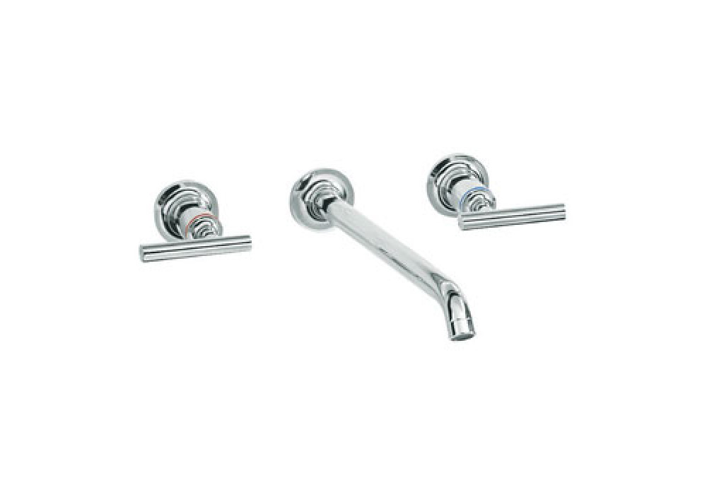 Purist Wall Mount Basin Set with 210mm Spout