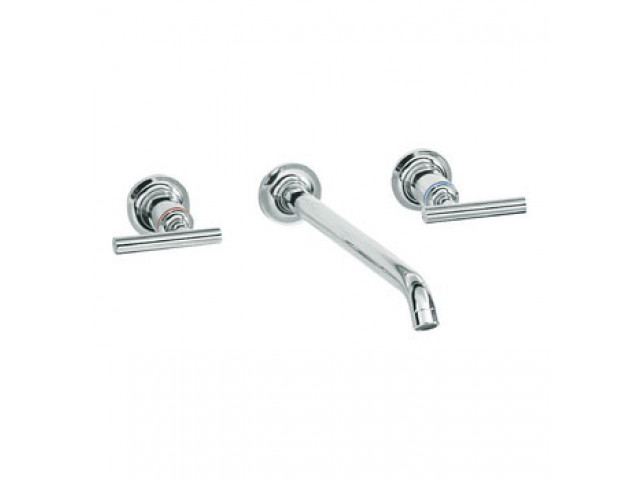 Purist Wall Mount Basin Set with 210mm Spout