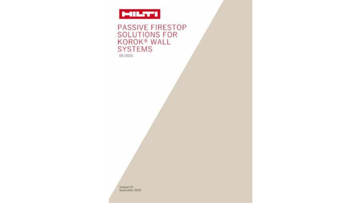 V1.0 Hilti NZ Passive Fire Solutions for Korok Wall Systems 360x509