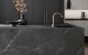 Laminam Supernova Marble Black Toe Kick Laminex Laminate Brushed Bronze Cabinetry Laminex Woodgrain Shade