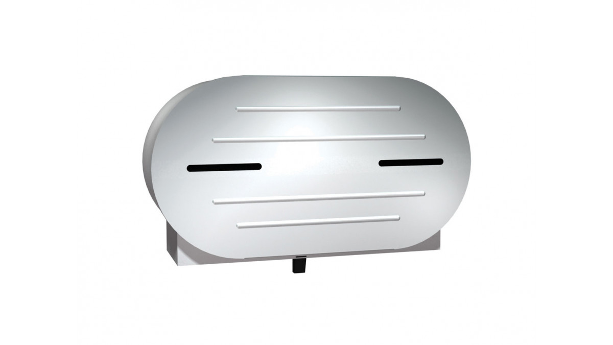 AS0040 ASI surface mounted jumbo double toilet roll dispenser
