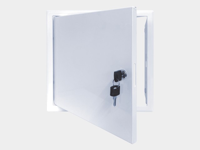 Access Panel — White, Steel, Lockable