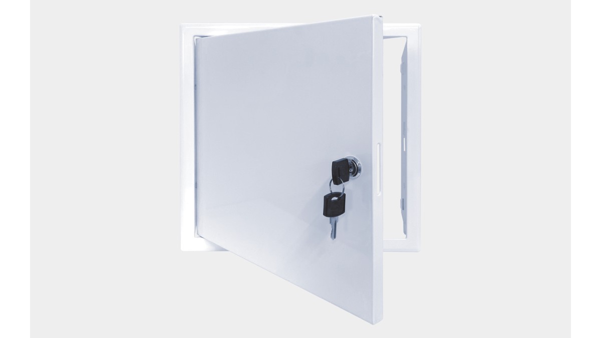 EBOSS Access Panel White Steel Lockable 1