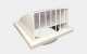 EBOSS Cowl Wall Vent White 3