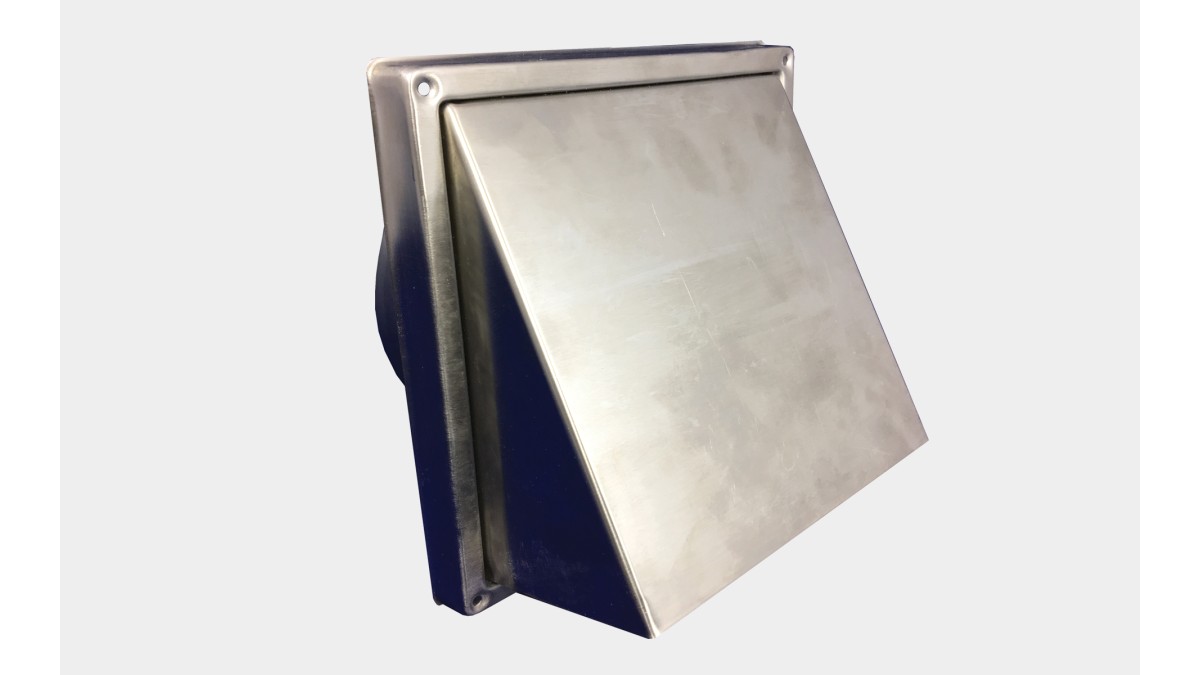 EBOSS Stainless Steel Cowl Wall Vent 1