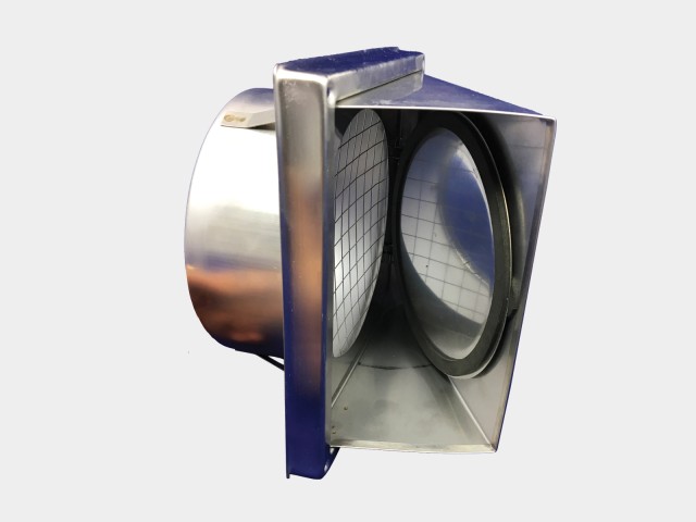 Masons Cowl Wall Vent — Stainless Steel