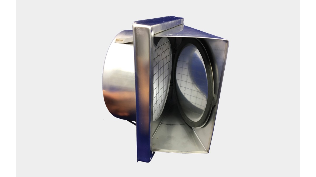 EBOSS Stainless Steel Cowl Wall Vent 3