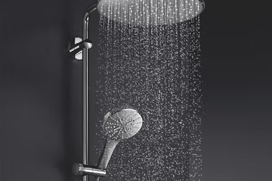 GROHE Rainshower SmartActive Twin Rail Shower