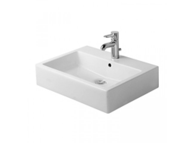 Vero Vessel Basin with Back Plane Glazed (500mm)