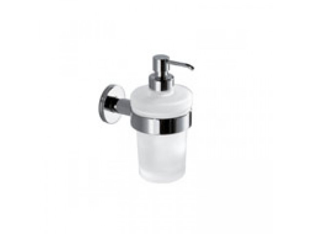 Touch Liquid Soap Dispenser and Holder (Glazed Glass)