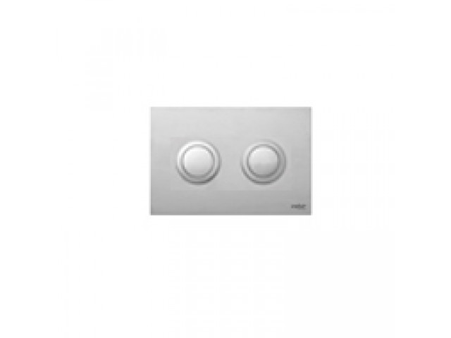 Push-plate Tropea3 Pneumatic & Evolut Remote Stainless Steel Chrome push panel with Round Buttons