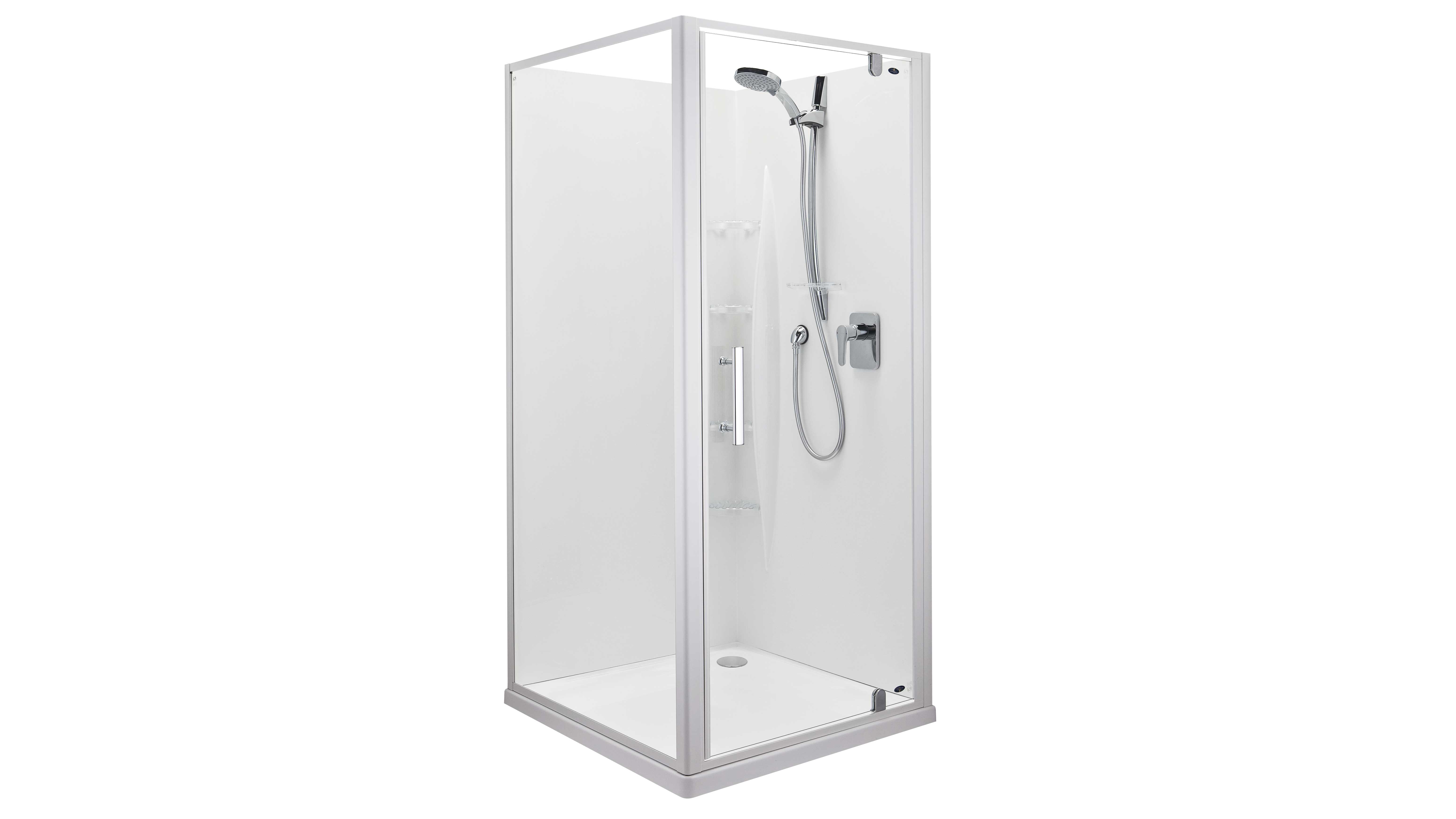 Englefield Ruby Corner Contour Wall Shower 900mm By Mico Design Eboss 650036 0025743