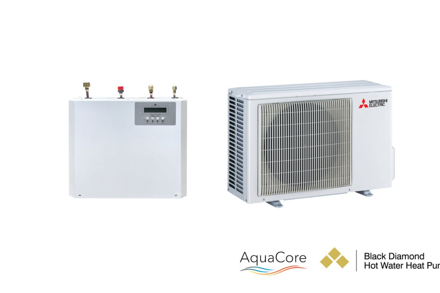 Black Diamond AquaCore Hot Water Heat Pump System for Potable Water Heating 